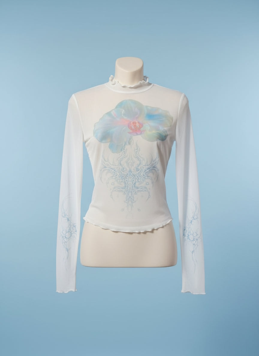 CYBER ORCHID TOP