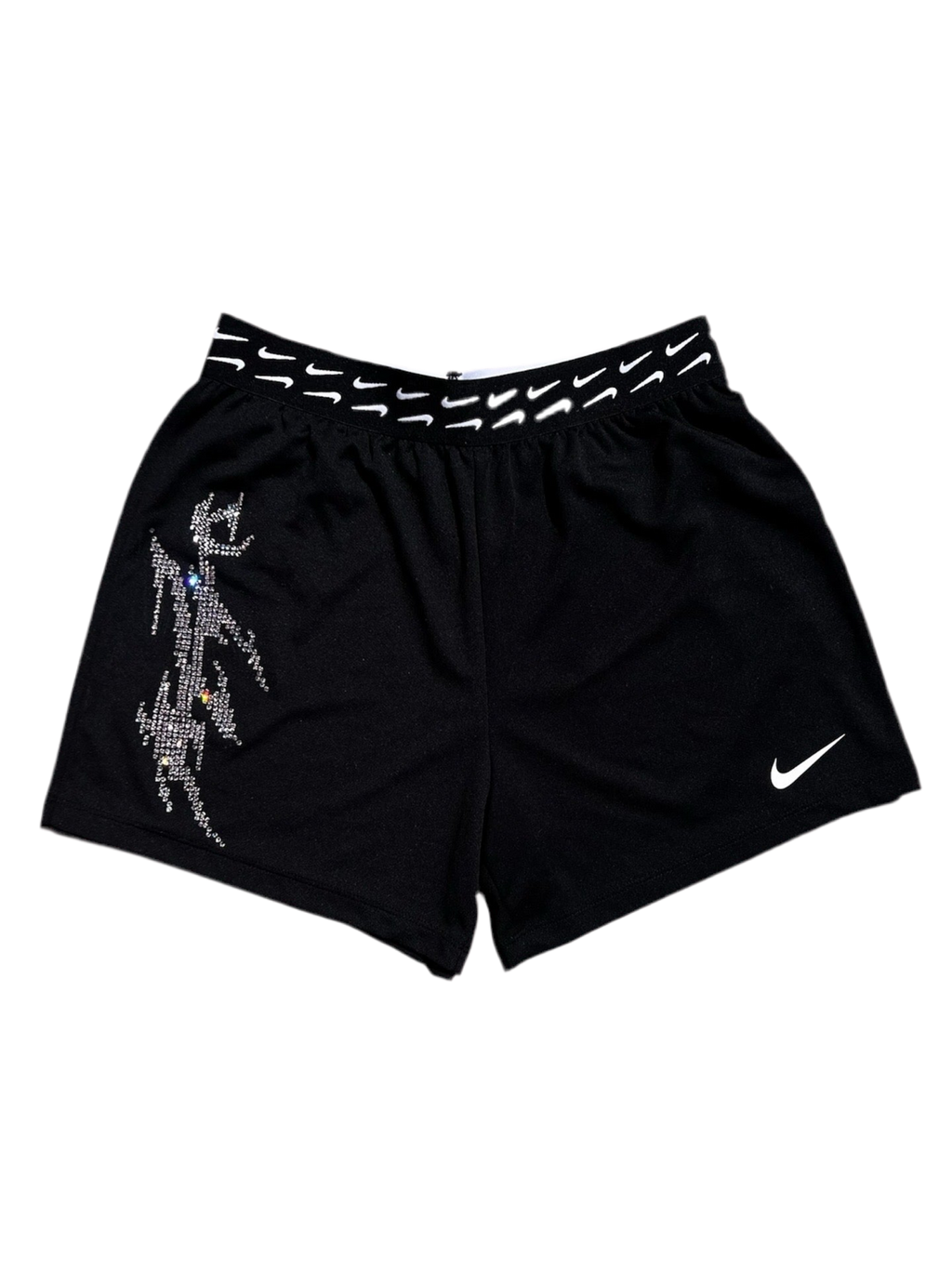 SHARD RHINESTONE SHORTS