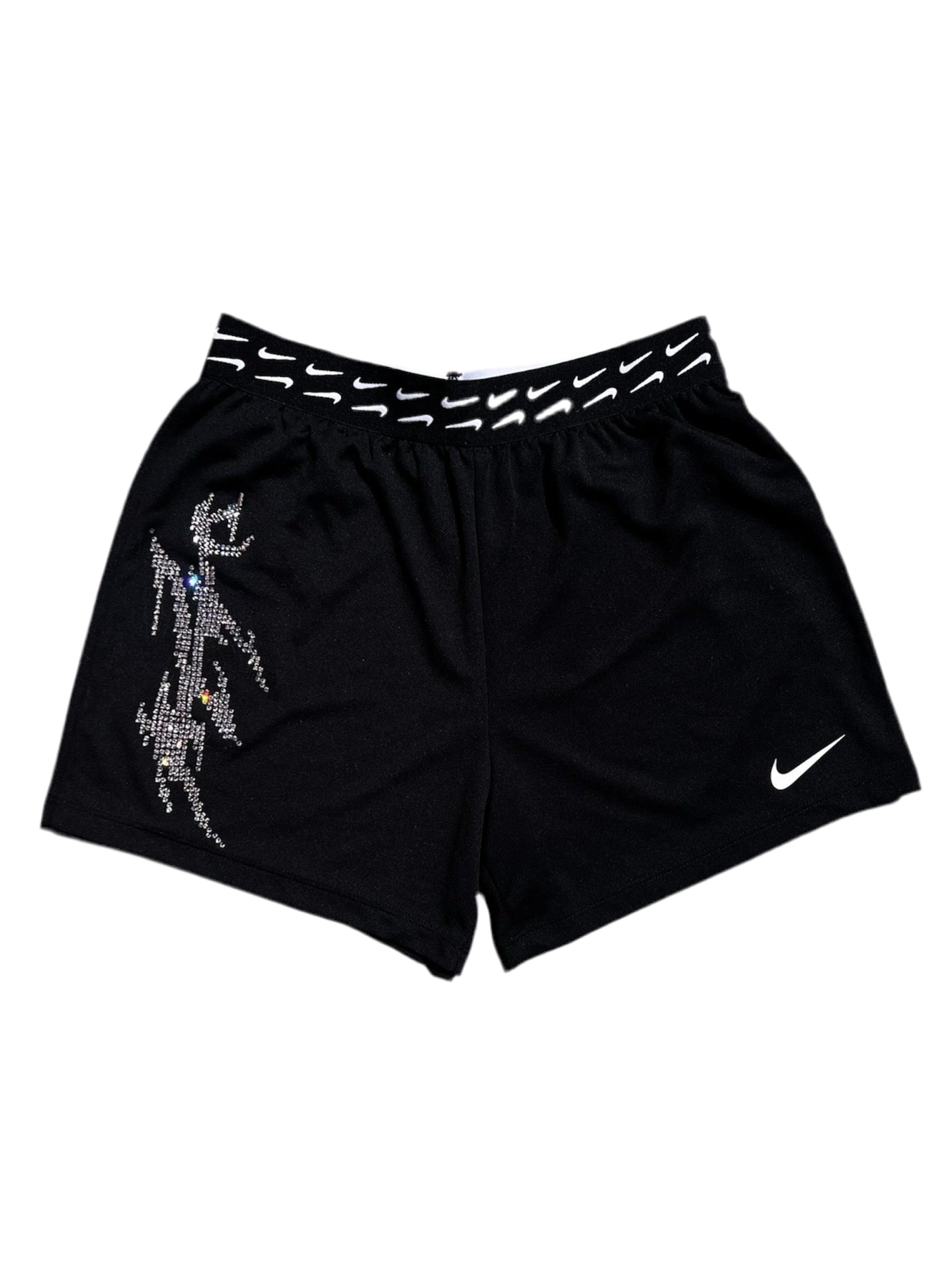 SHARD RHINESTONE SHORTS – Pinku Noir