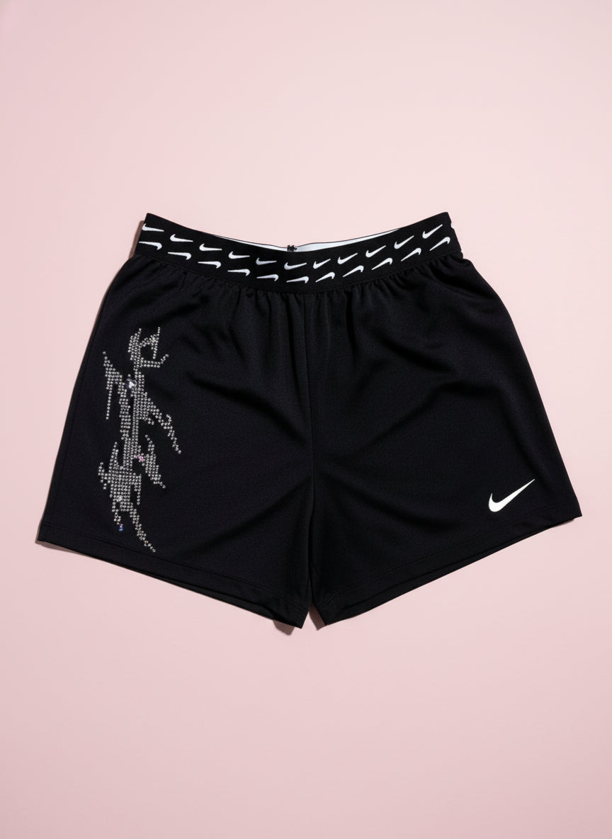 SHARD RHINESTONE SHORTS