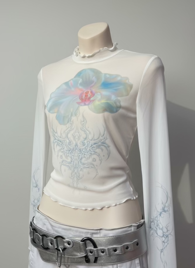 CYBER ORCHID TOP